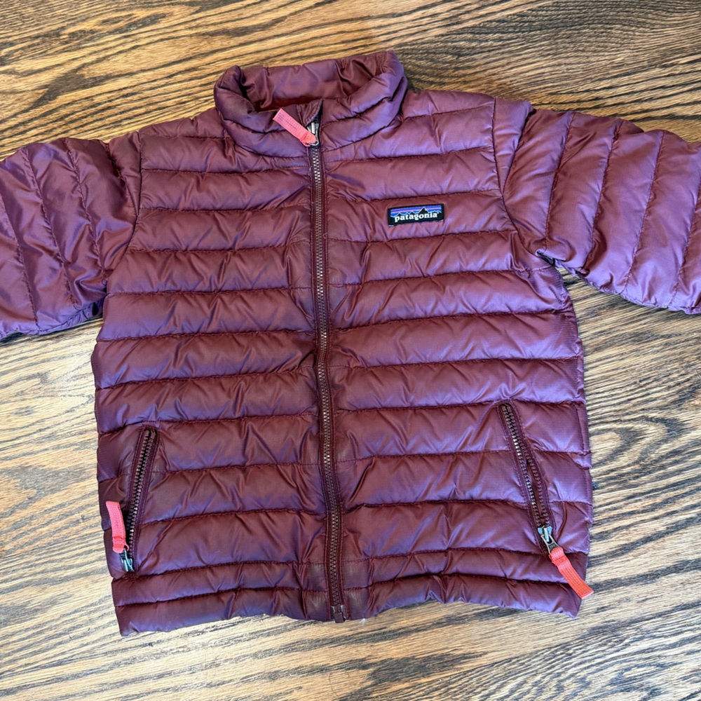 Purple Patagonia Down Sweater Jacket